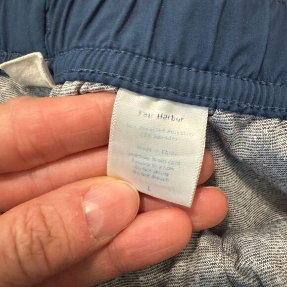 FAIR HARBOR Floral Palm Brown/Green Swim Trunks Board Shorts Men’s SIZE LRG - Picture 4 of 10